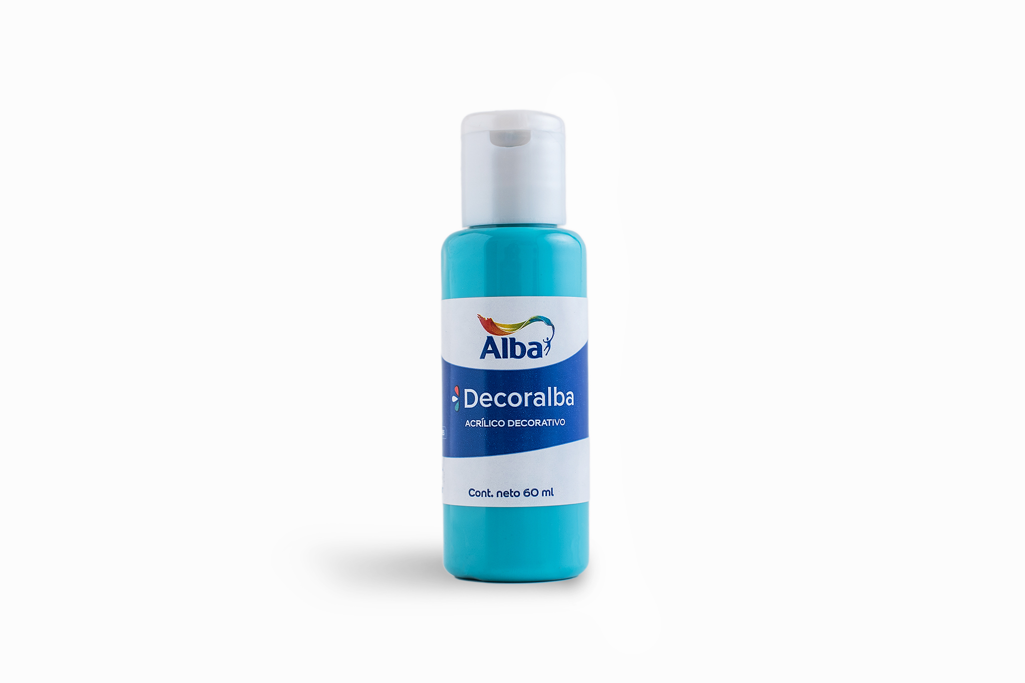 Acrilico decorativo alba 60cc turquesa 459 - 60ML - Alba Artística